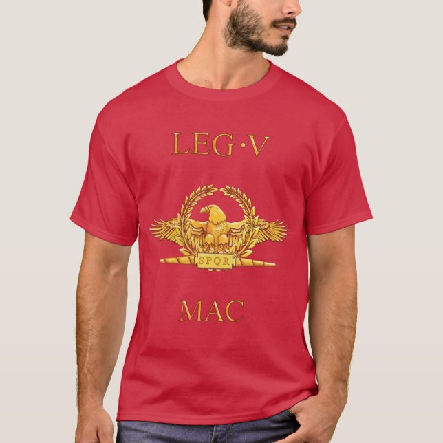 Camiseta 5o Legião romana V Macedónia (Frente)