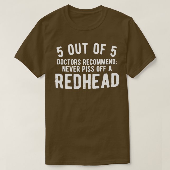 Camiseta 5outof5doctorsrecomhead (Frente do Design)