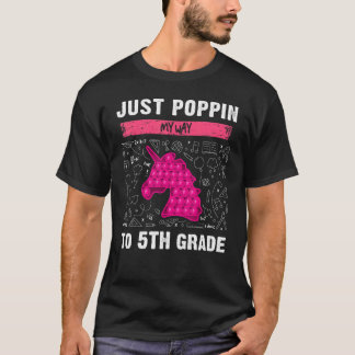 Camiseta 5th Grade Back To School  Pop It  Fidget Toy  Unic