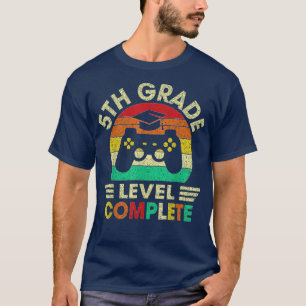 Camiseta 5th Grade Graduation Level Complete Video Games Bo