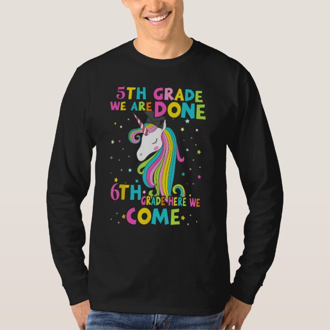 Camiseta 5TH GRADE Graduation Magical Unicorn 6TH GRADE Her (Frente)