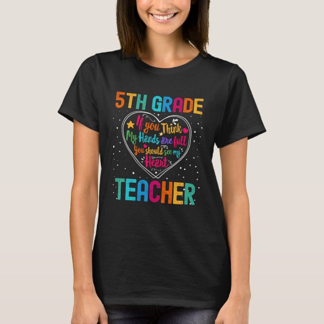 Camiseta 5th Grade Teacher Appreciation Week Back to School (Frente)