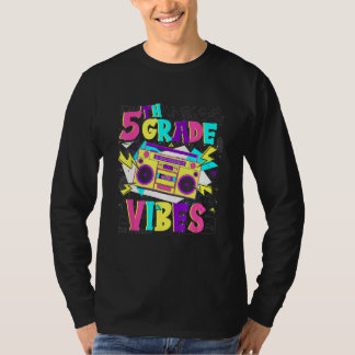 Camiseta 5th Grade Vibes Stereo Student Teacher Back To Sch