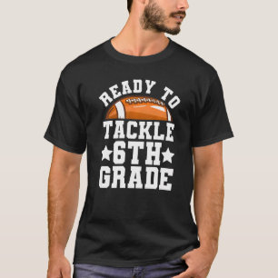 Camiseta 6º ano primeiro dia de escola pronto para enfrenta