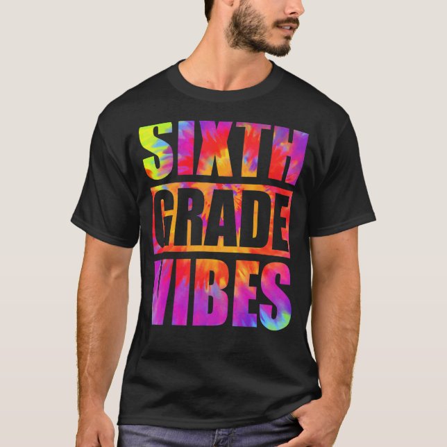 Camiseta 6º ano Tie Dye Professores Alunos Volta às Aulas (Frente)
