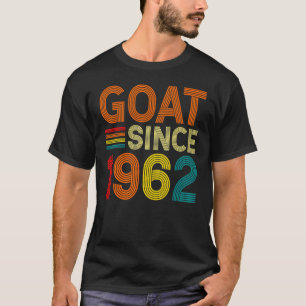 Camiseta 60º Aniversário, 60 Anos De Idade, Caprino Desde 1