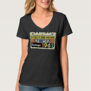 Camiseta 60º Aniversário Cassete 60º Ano De Atenção