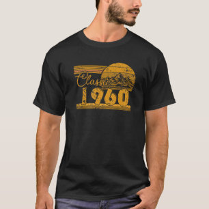 Camiseta 60º Aniversário Clássico 1960 60 Anos Incrível