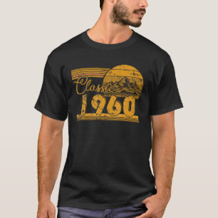 Camiseta 60º Aniversário Clássico 1960 60 Anos Incrível