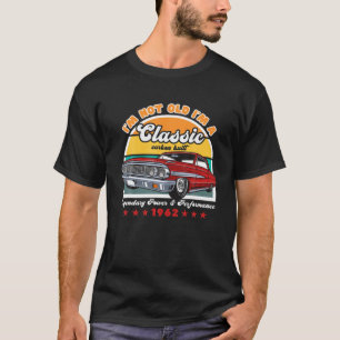 Camiseta 60º aniversário Clássico Carbono Construído Camise