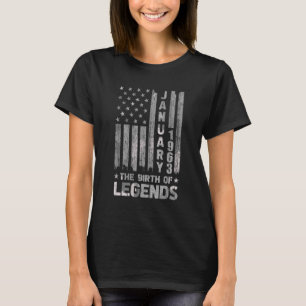 Camiseta 60º Aniversário De Janeiro De 1963
