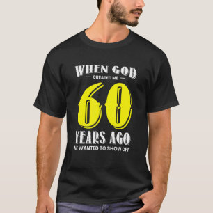 Camiseta 60º aniversário Design u2013 1963 Quando Deus Crio