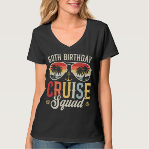 Camiseta 60º Aniversário do Cruise Squad Family Matching Wo