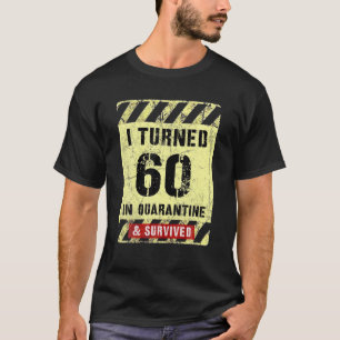 Camiseta 60º Aniversário Jogador Eu Tornei 60 Em Quarentena