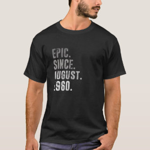 Camiseta 60º aniversário Oferece Epic Desde agosto de 1960