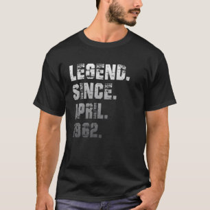 Camiseta 60º Aniversário Oferece Lenda De 60 Anos Desde Apr