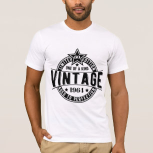 Camiseta 60º aniversário Presente Vintage 1960 Idade à perf