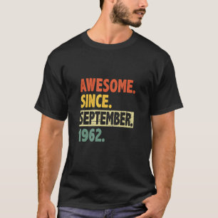 Camiseta 60º aniversário retrorreflector de 60 anos fantást