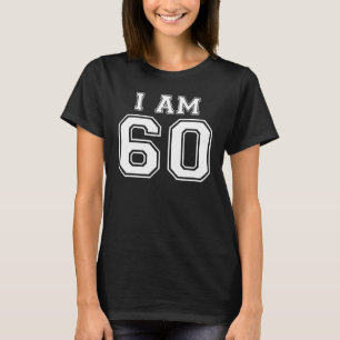Camiseta 60º Aniversário Virando 60 Gráficos Eu Tenho 60