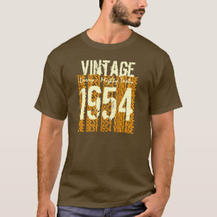 Camiseta 60º Presente de Aniversário de 1954 Vintage Migh
