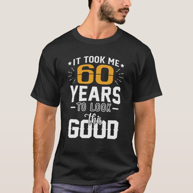 Camiseta 60º presente engraçado da festa de aniversário É m (Frente)