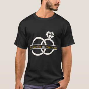 Camiseta 60º Recem casados de aniversário de casamento há 6