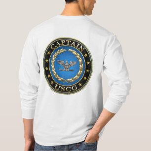 Camiseta [600] Guarda costeira: Capitão (CAPT)