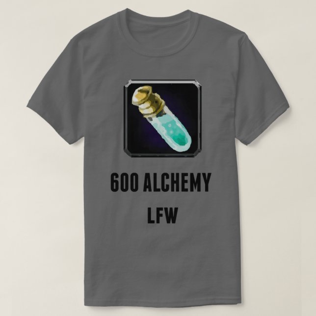 Camiseta 600 LFW Alquimia Preto (Frente do Design)