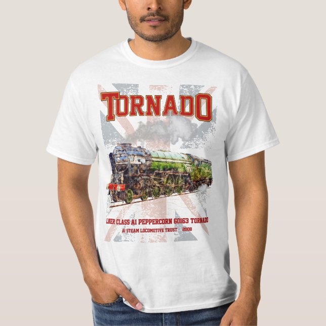 Camiseta 60163 Tornado Vintage Vintage Locomotive (Frente)