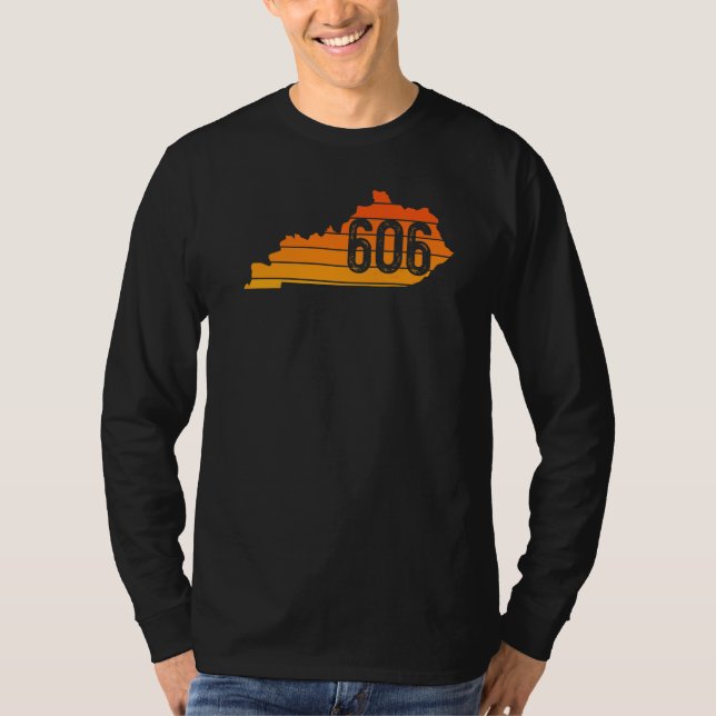 Camiseta 606 Mapa de Kentucky Morehead Pikeville Middlesbor (Frente)