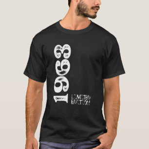 Camiseta 60. º aniversário 60 anos Mulher masculina Retro V