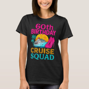 Camiseta 60.º Aniversário do Cruise Squad, 60 anos de idade