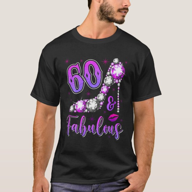 Camiseta 60.º Aniversário Dotado De Presente Para Mulheres  (Frente)