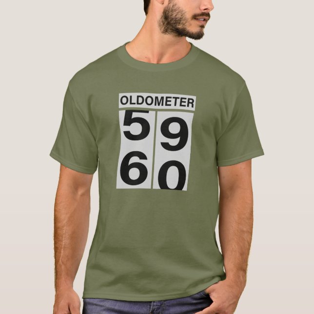 Camiseta 60. º Aniversário OLDOMETER (Frente)