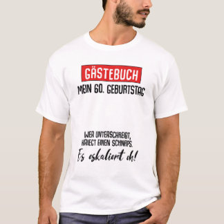 Camiseta 60.º Livro Convidado do Partido das Mulheres Homen
