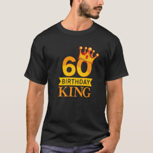 Camiseta 60 anos de aniversário da Coroa Rei Rei Rei