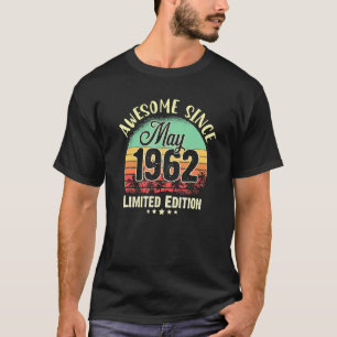 Camiseta 60 Anos De Espetacular Maio De 1962 60º Aniversári