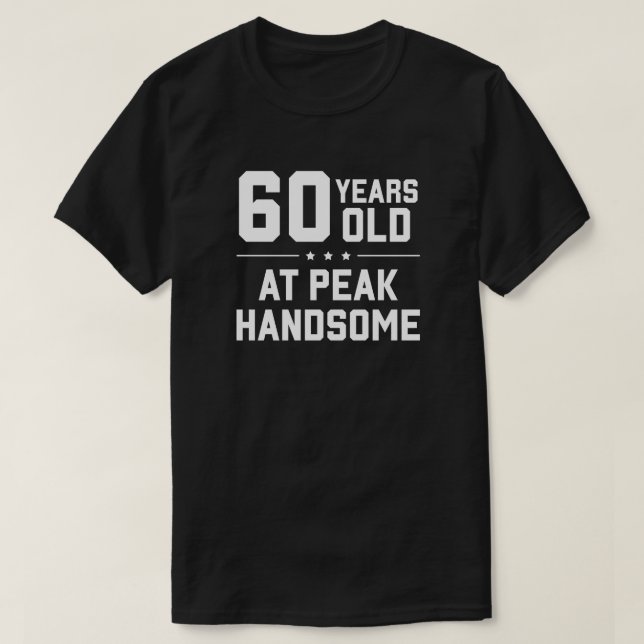 Camiseta 60 anos; no pico bonito (Frente do Design)