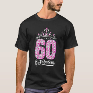Camiseta 60 e Fabulosa 60.ª Aniversário da Coroa de Diamant
