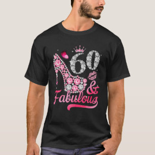Camiseta 60 E Fabulosas Mulheres De Alto Salto, 60.º Anive