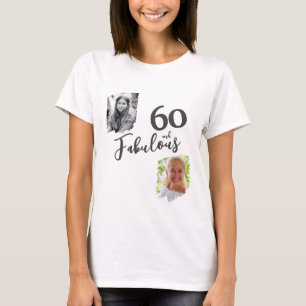 Camiseta 60 e Fabuloso 2 Foto 60º Aniversário