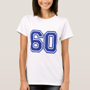 Camiseta 60 - número - sessenta