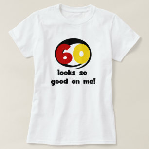 Camiseta 60 olhares tão bons em mim t-shirt e presentes