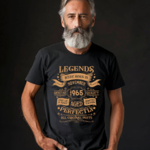 Camiseta 60 presentes de aniversário personalizados