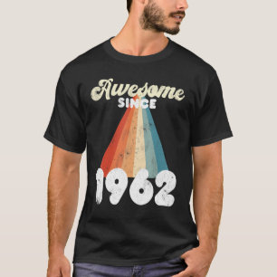 Camiseta 60 Years Old Awesome Since 1962 60th Birthday Men