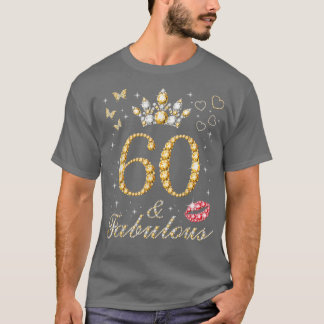 Camiseta 60 Years Old Gifts 60 & Fabulous Since 1962 60th B