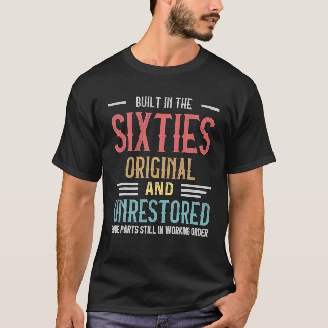 Camiseta 60s Construídos Nos Anos Sessenta Originais Sem Re (Frente)