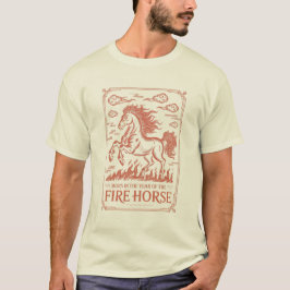 Camiseta 60th Birthday Fire Horse Chinese Zodiac 2026 Lunar