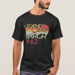 Camiseta 60Th Birthday My 60 Years Old Legend Since March 1