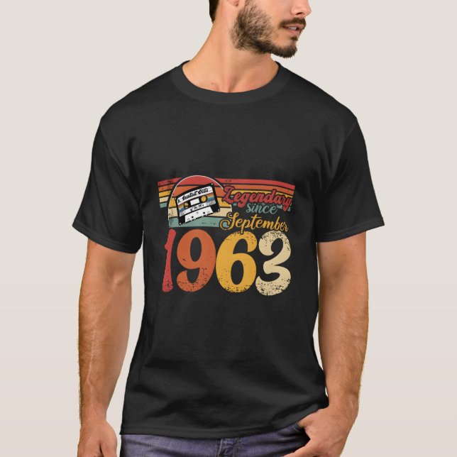 Camiseta 60Th Py 60Th Born September 1963 (Frente)